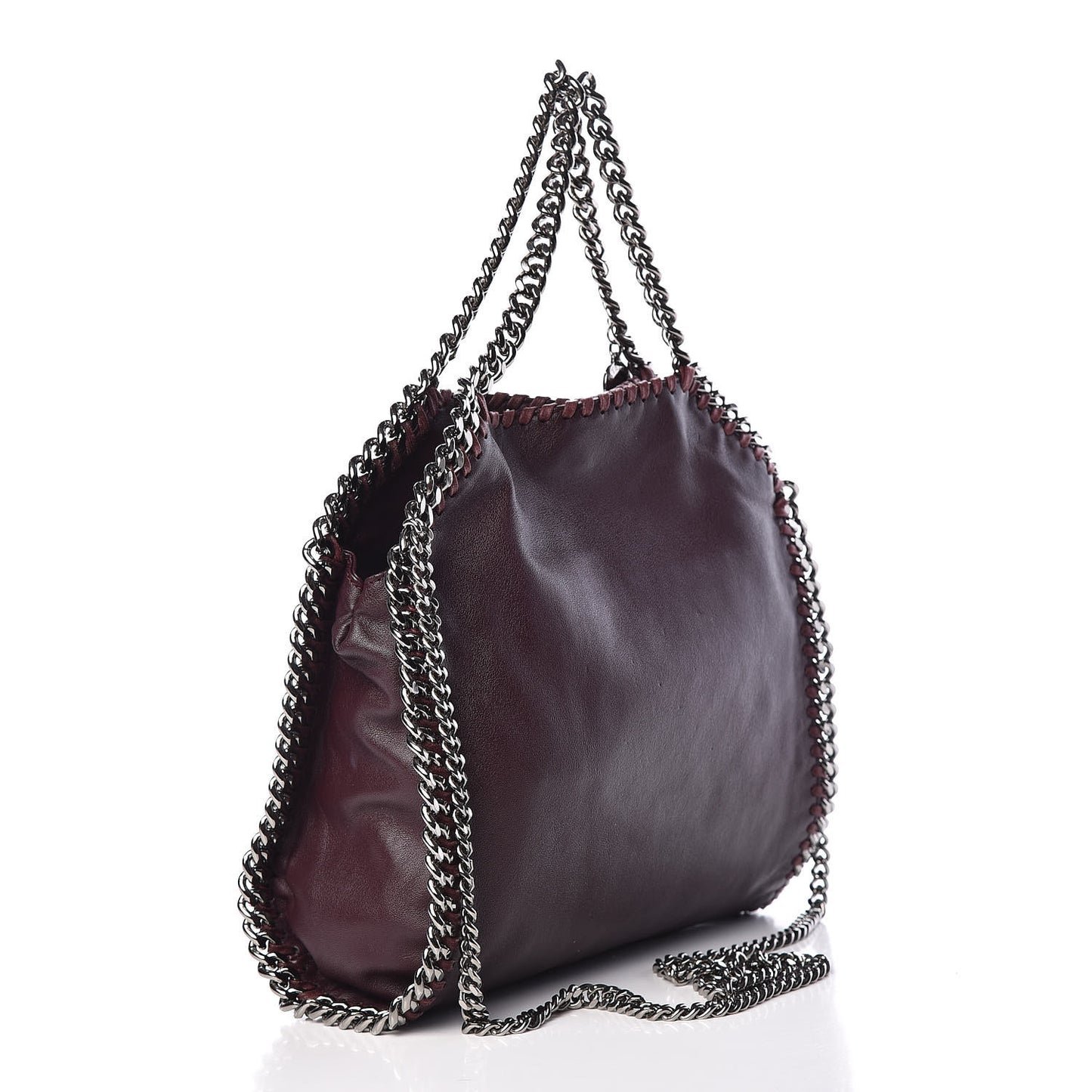 Alter Nappa Embossed Mini Star Falabella Tote Burgundy