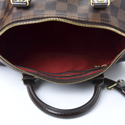 Louis Vuitton Damier Ebene Speedy Bandouliere 30 4 of 9