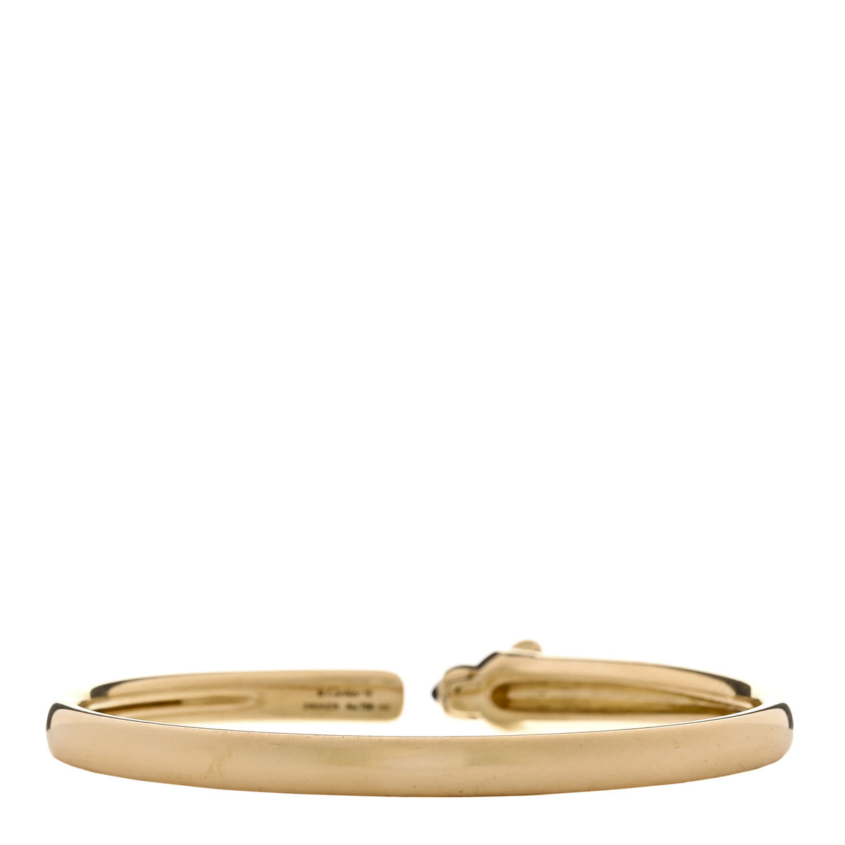 18K Yellow Gold Tsavorite Black Onyx Panthere De Cartier Bracelet 16