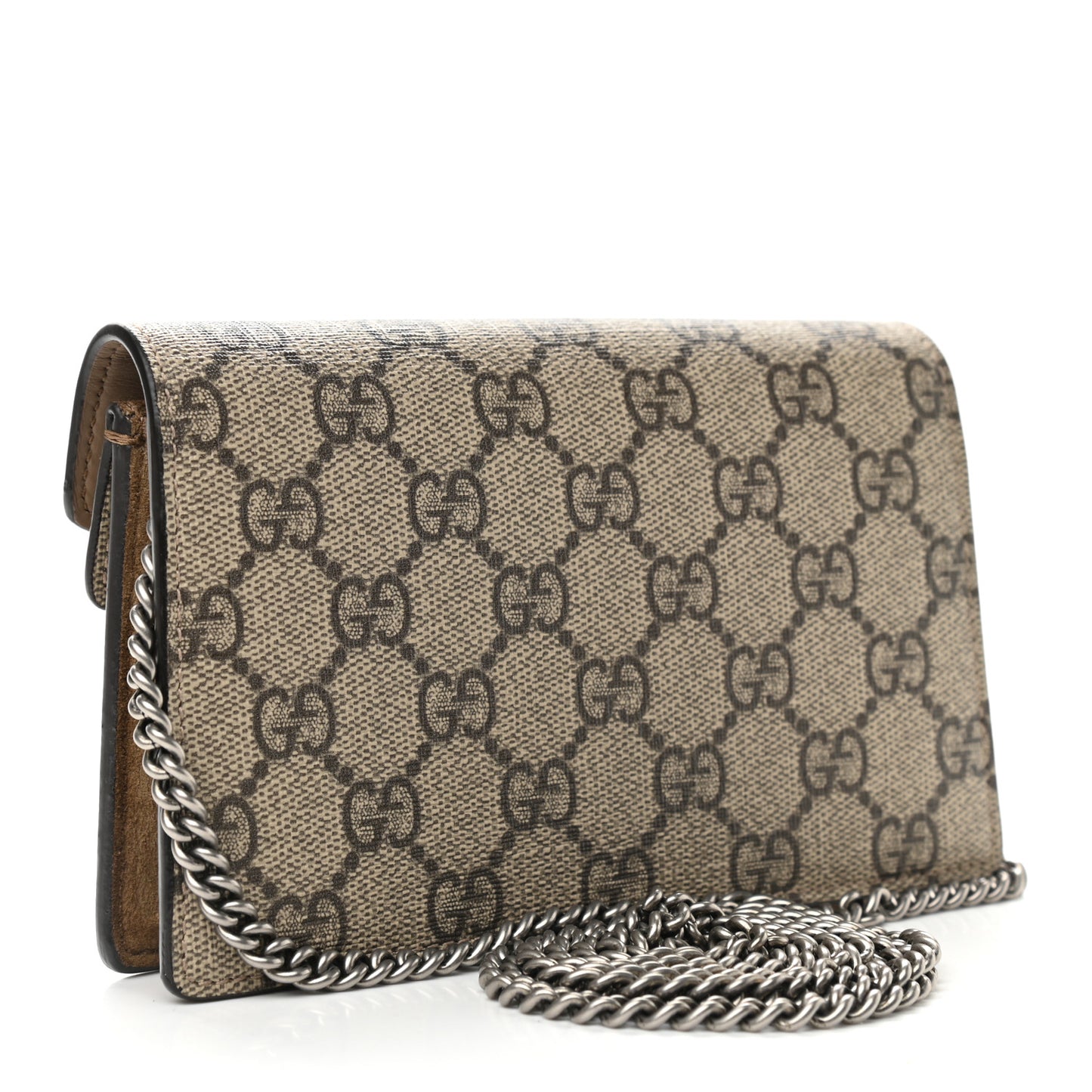 GG Supreme Monogram Super Mini Dionysus Shoulder Bag Taupe