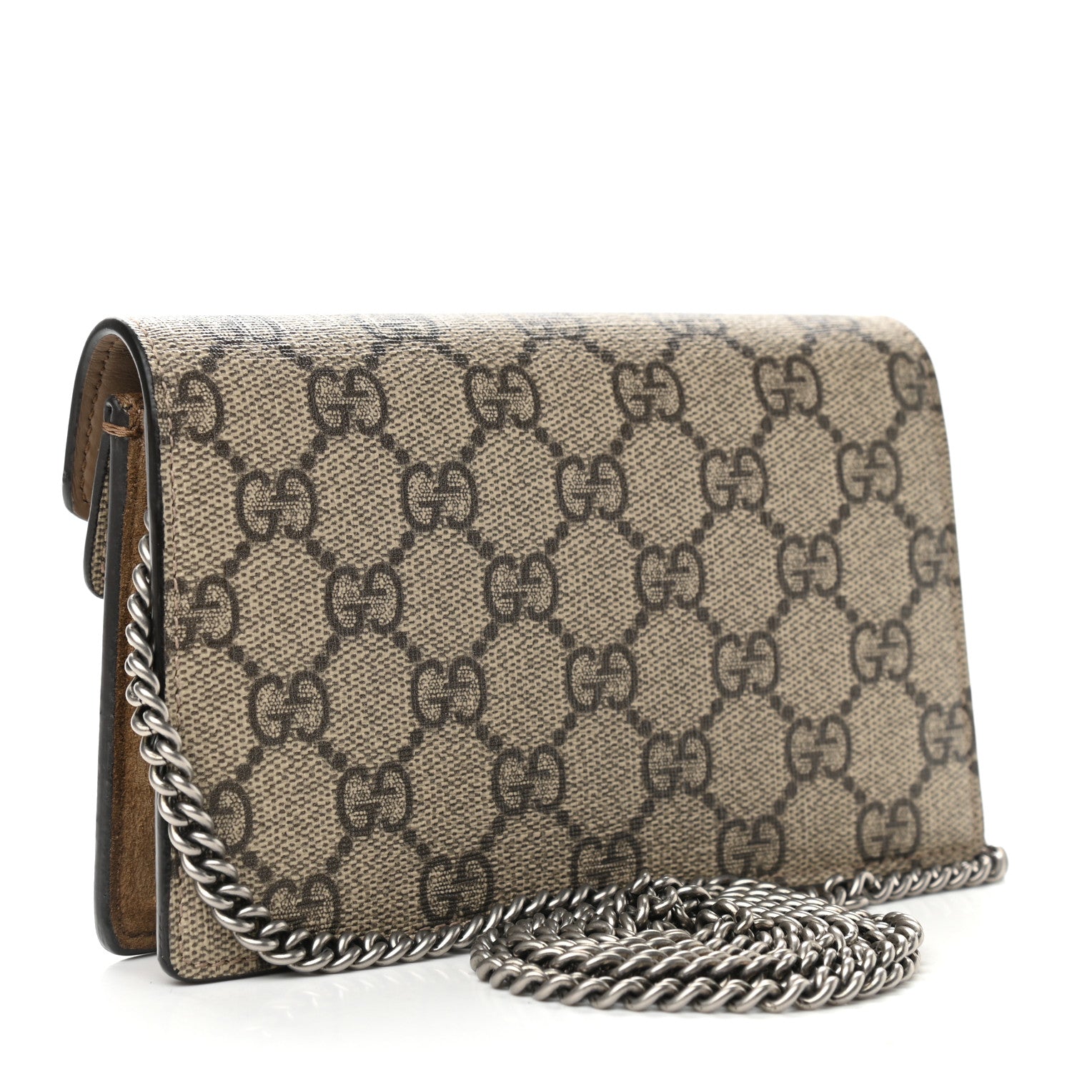 Gucci GG Supreme Monogram Super Mini Dionysus Shoulder Bag Taupe 3 of 12