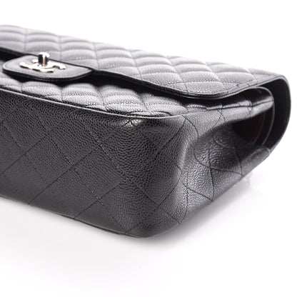 Chanel Caviar Quilted Jumbo Double Flap Black 6 of 10