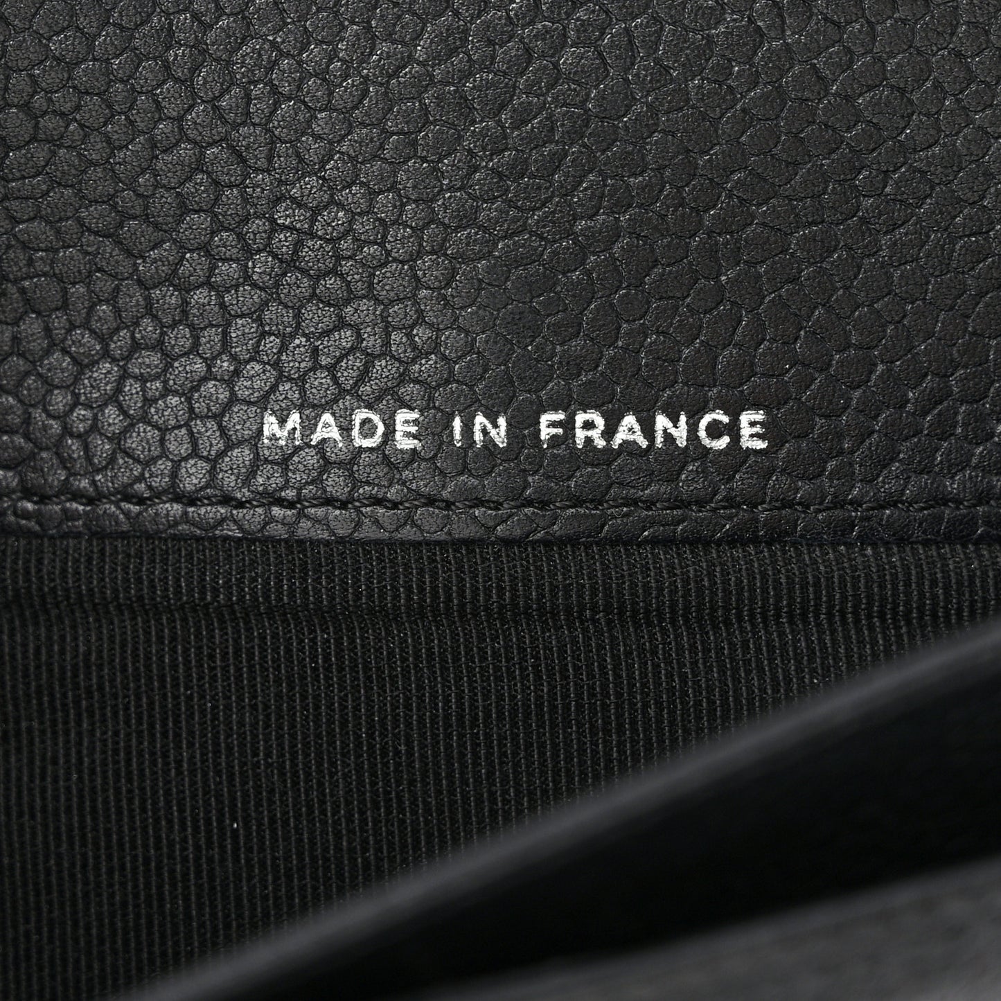 Caviar Quilted Large Flap Wallet Black