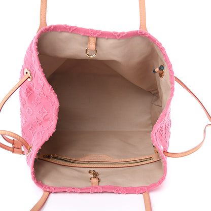 Louis Vuitton Monogram Denim Neverfull MM Rose 5 of 12
