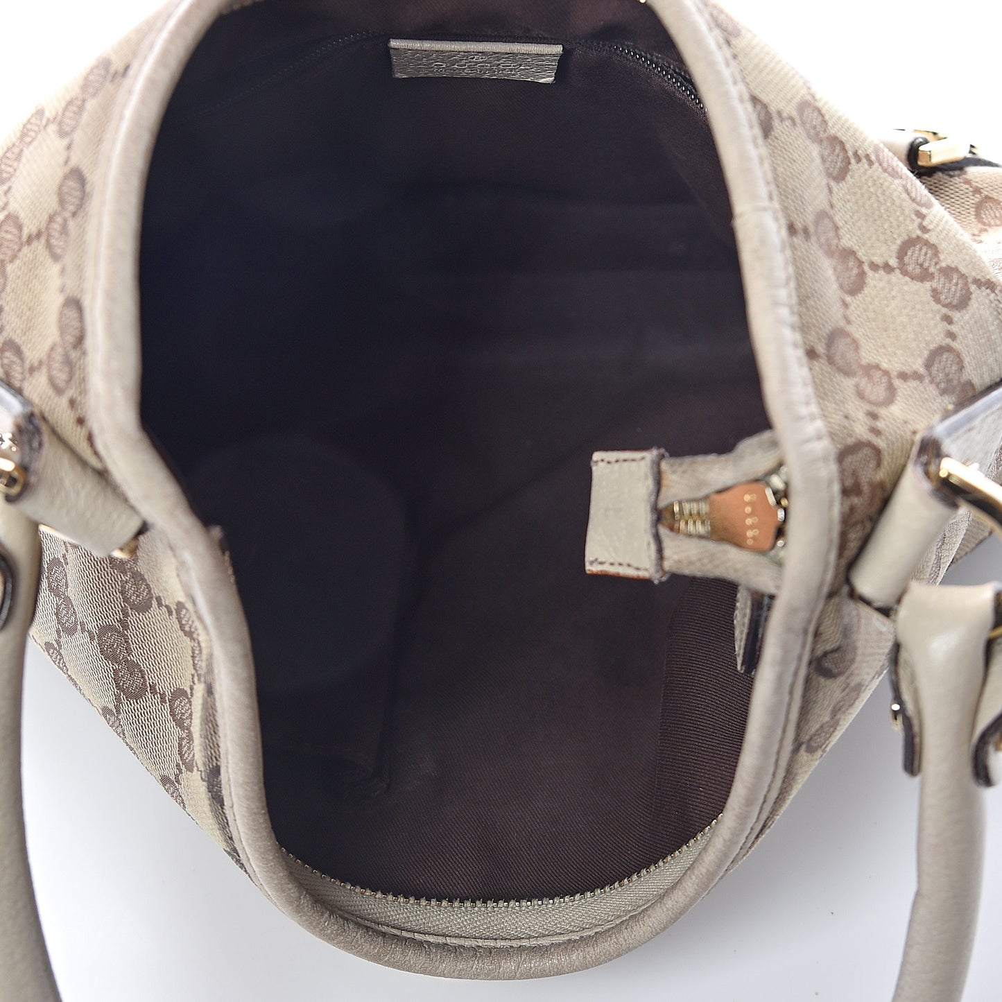 Monogram Medium Abbey D Ring Hobo Off White