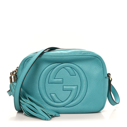 Gucci Pebbled Calfskin Small Soho Disco Bag Deep Cobalt 1 of 10