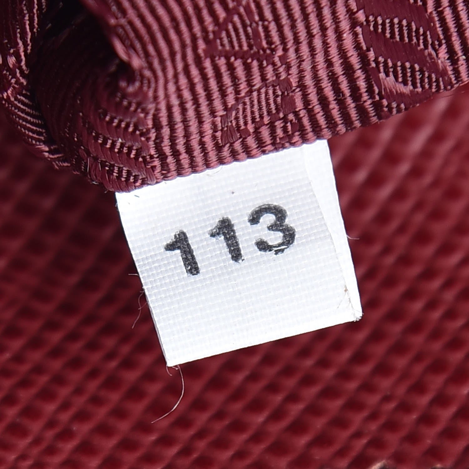 Prada Saffiano Cuir Small Twin Tote Cherry 8 of 16