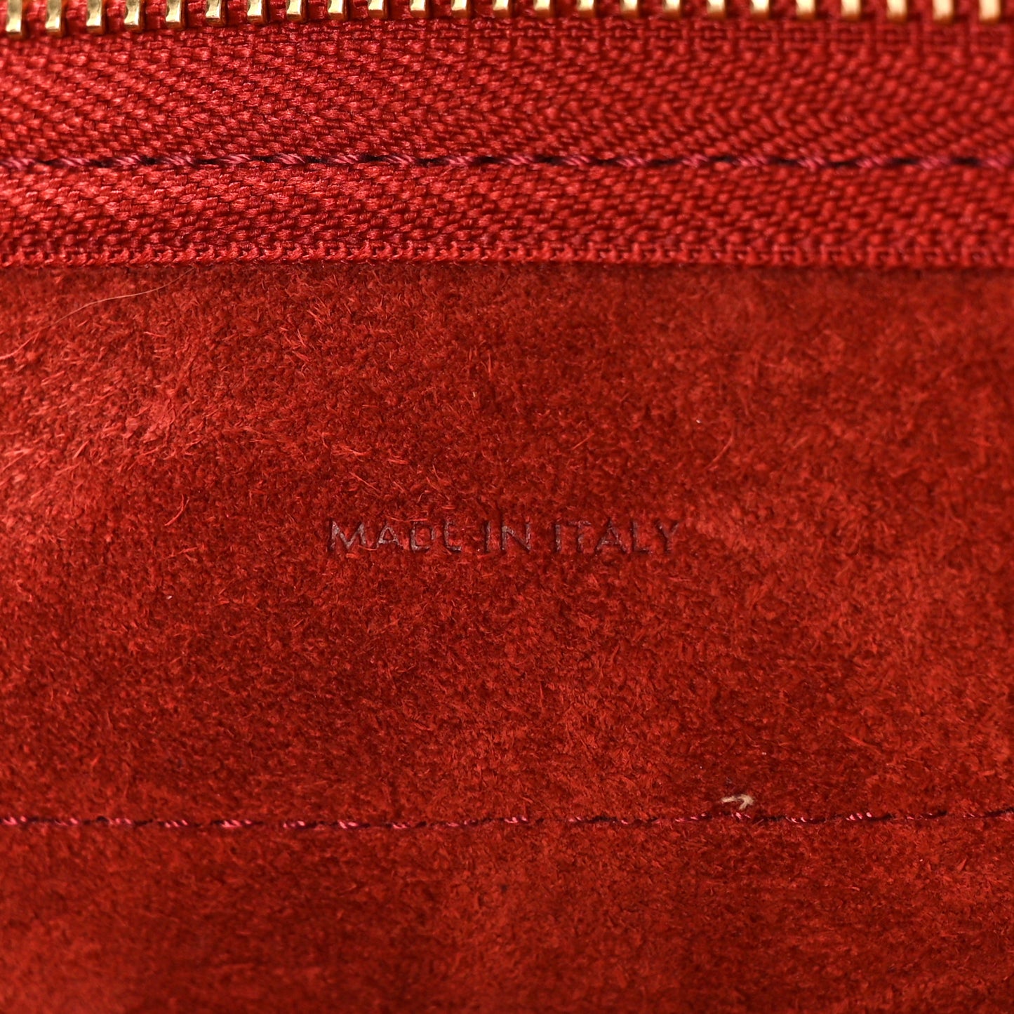 Grained Calfskin Nano Belt Bag Ruby