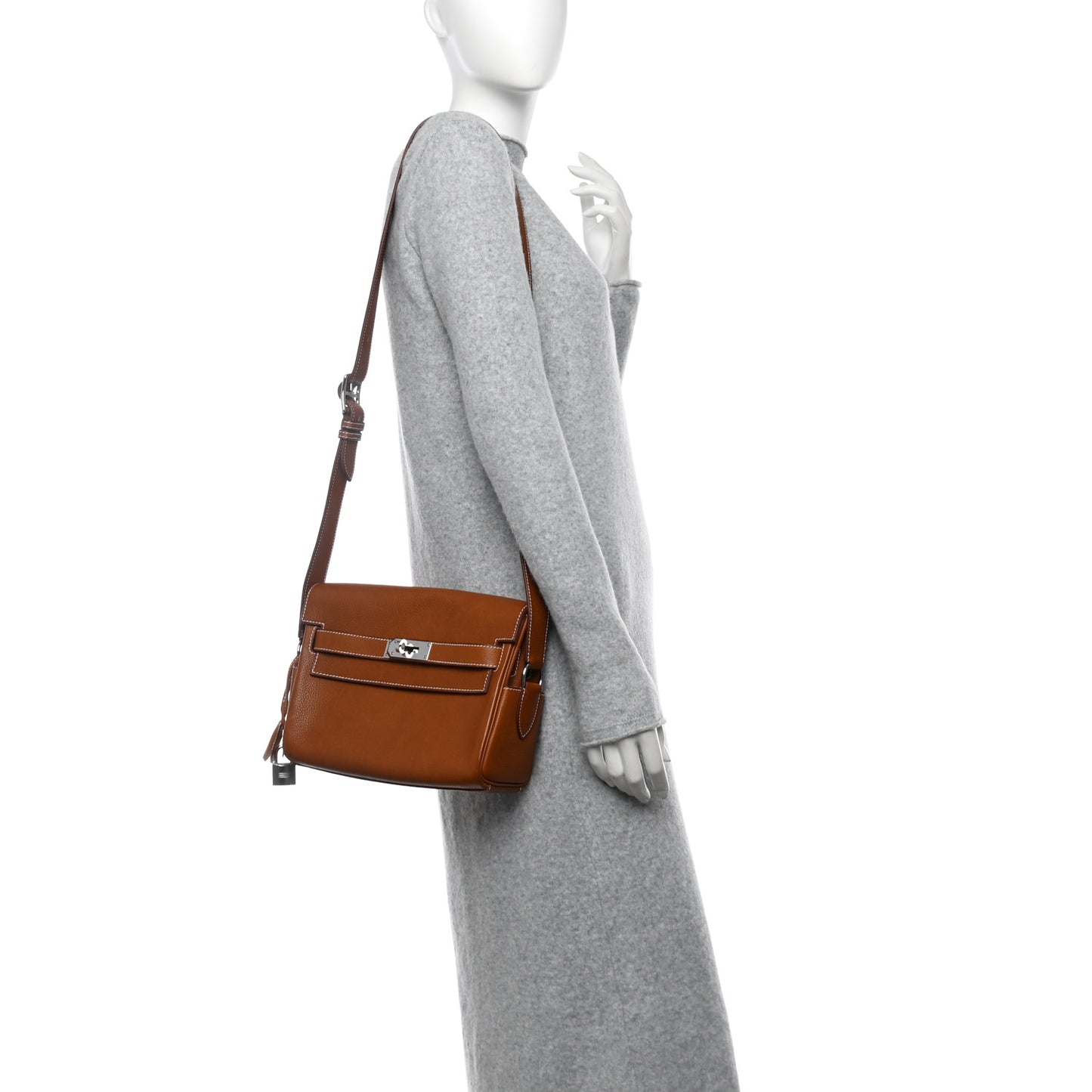 Barenia Faubourg Kelly Messenger PM Fauve