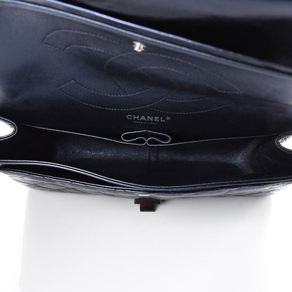 Chanel Metallic Aged Calfskin Quilted 2.55 Reissue 227 Flap Blue 5 of 14