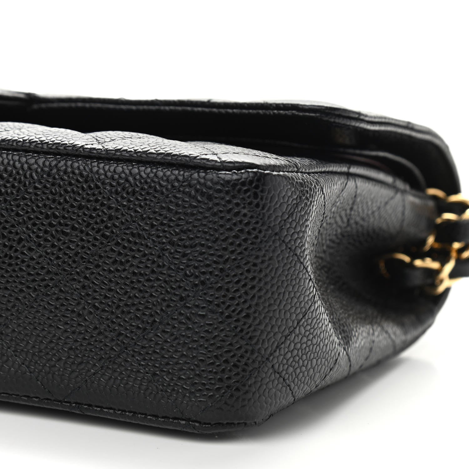 Chanel Caviar Quilted Medium Double Flap Black 10 of 11