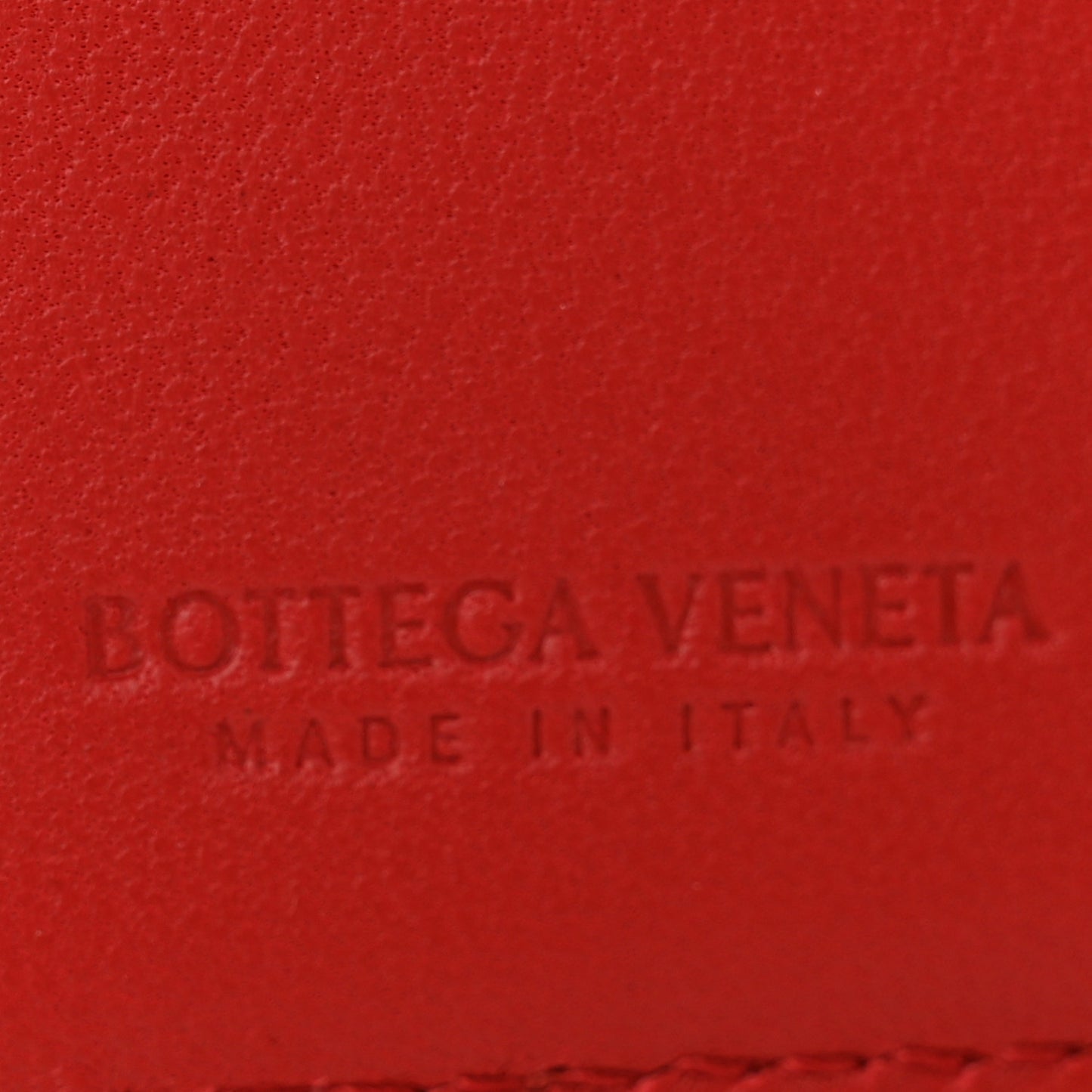Nappa Intrecciato French Flap Wallet Red