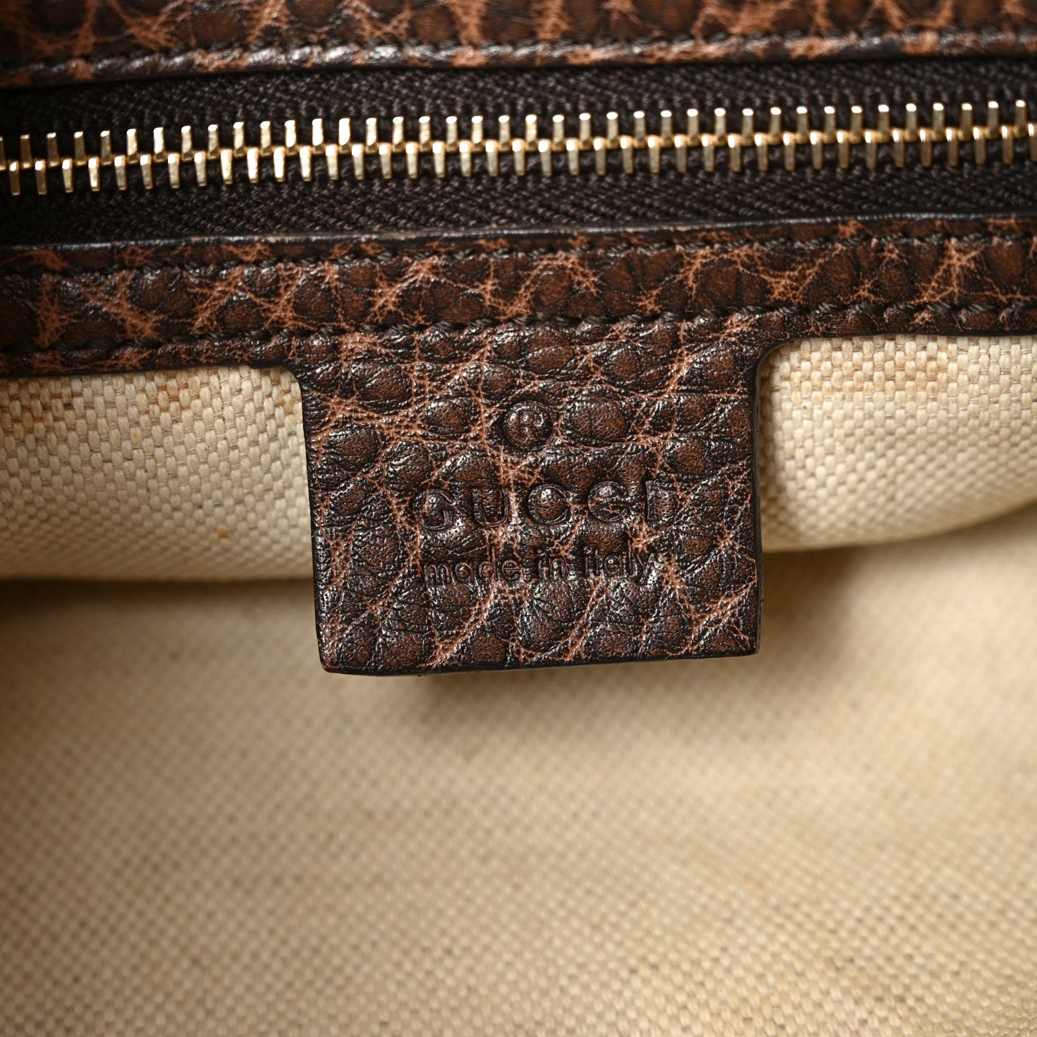 Gucci Diamante Catherine Hobo Brown 6 of 13