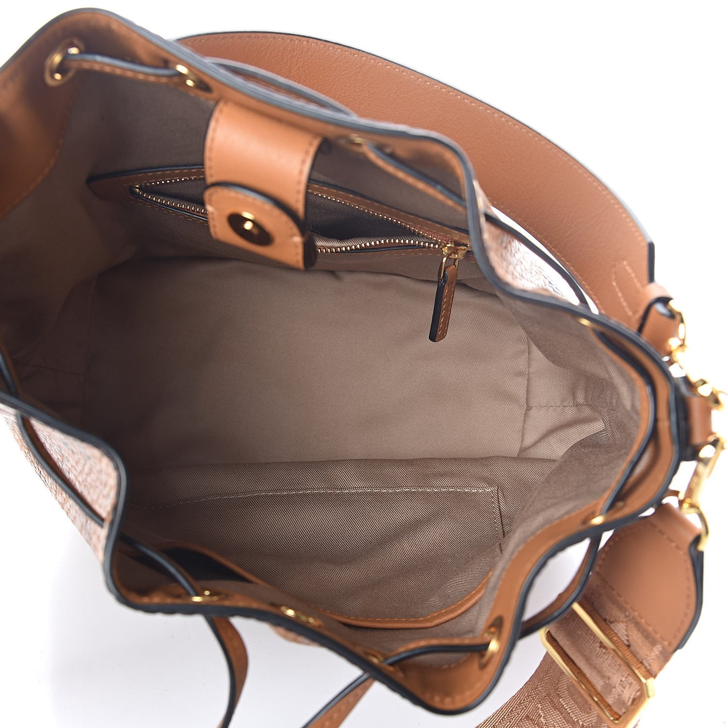 Visetos Essential Drawstring Bag Cognac