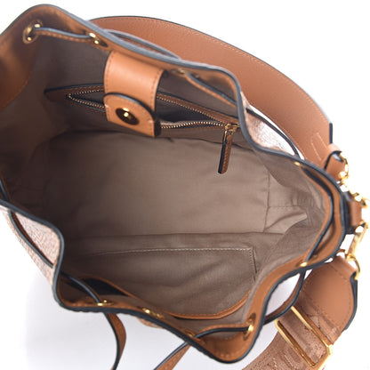 MCM Visetos Essential Drawstring Bag Cognac 5 of 9