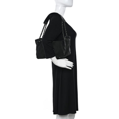 Chanel Calfskin Diamond Stitch Accordion Flap Black 2 of 13