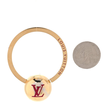 Louis Vuitton Sphere Key Ring Gold 2 of 5