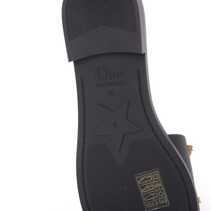 Christian Dior Matte Calfskin Pearl Dio(r)evolution Slide Sandals 36 Black 6 of 9