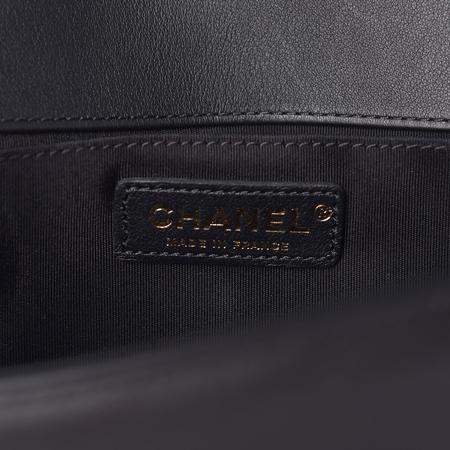 Chanel Lambskin Quilted Medium Boy Flap Black 6 of 10