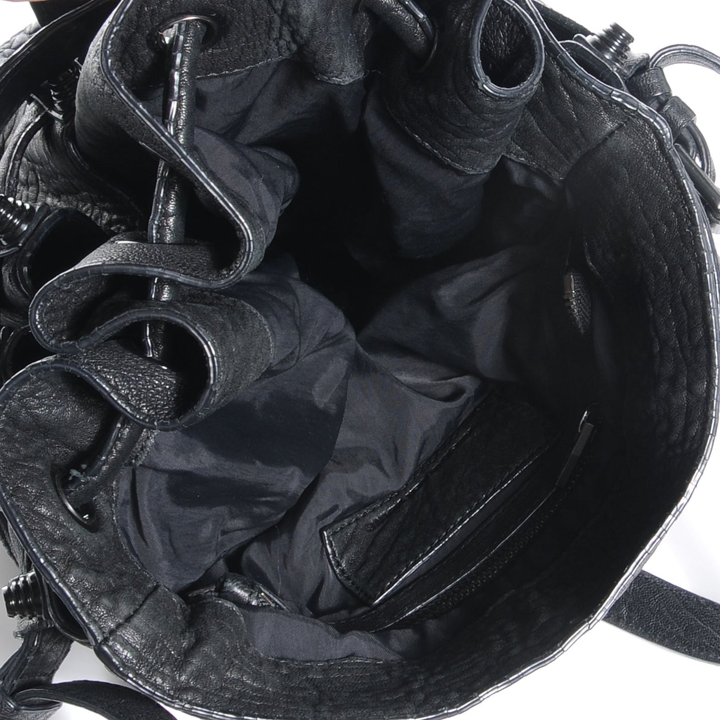 Leather Diego w Matte Black Hardware Black