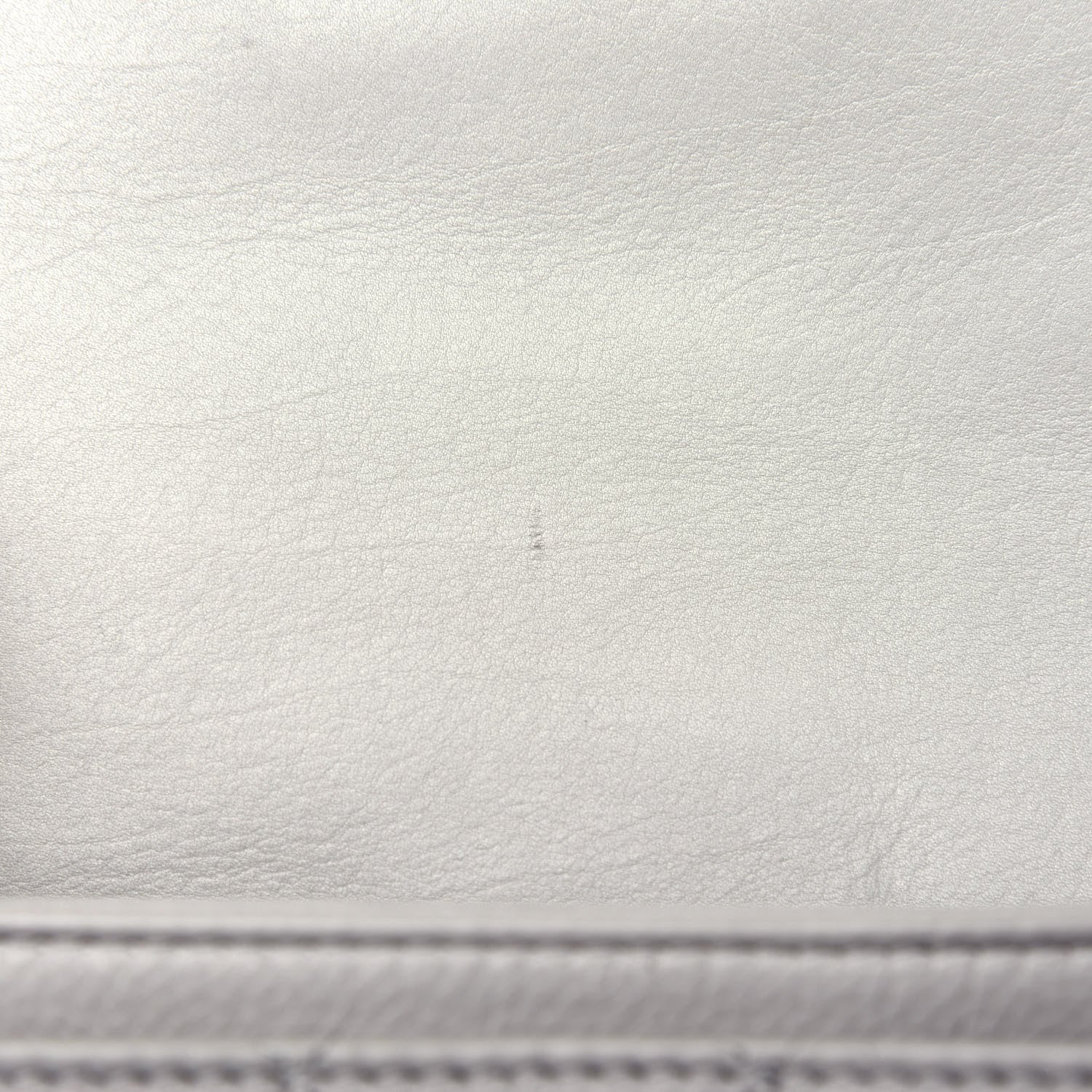 Chanel Calfskin Quilted Top Handle Flap Light Grey 11 of 12