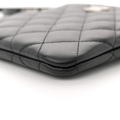 Chanel Lambskin Quilted Crossbody Bag Black 10 of 10