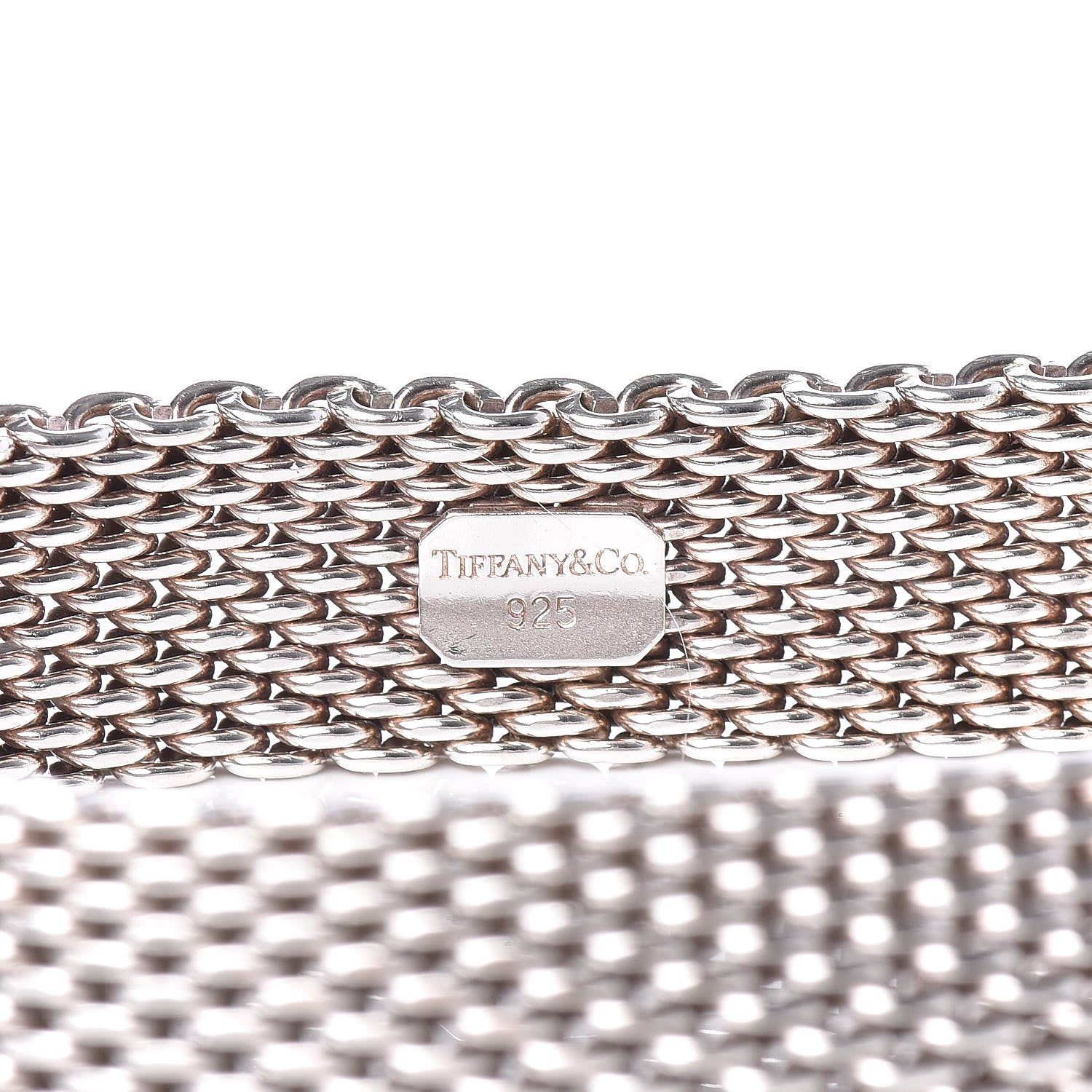 Tiffany Sterling Silver Somerset Mesh Bracelet 4 of 5