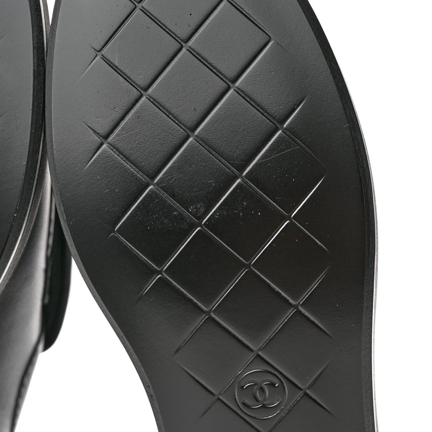 Chanel Lambskin Quilted CC Turnlock Loafers 37 Black 7 of 11