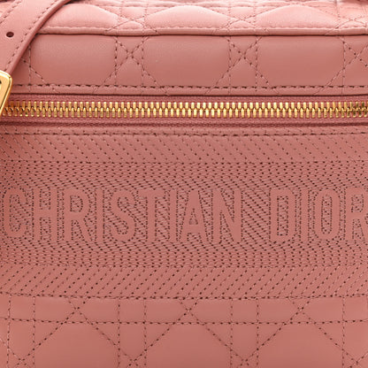 Christian Dior Lambskin Cannage Small Diortravel Vanity Case Pink 8 of 10