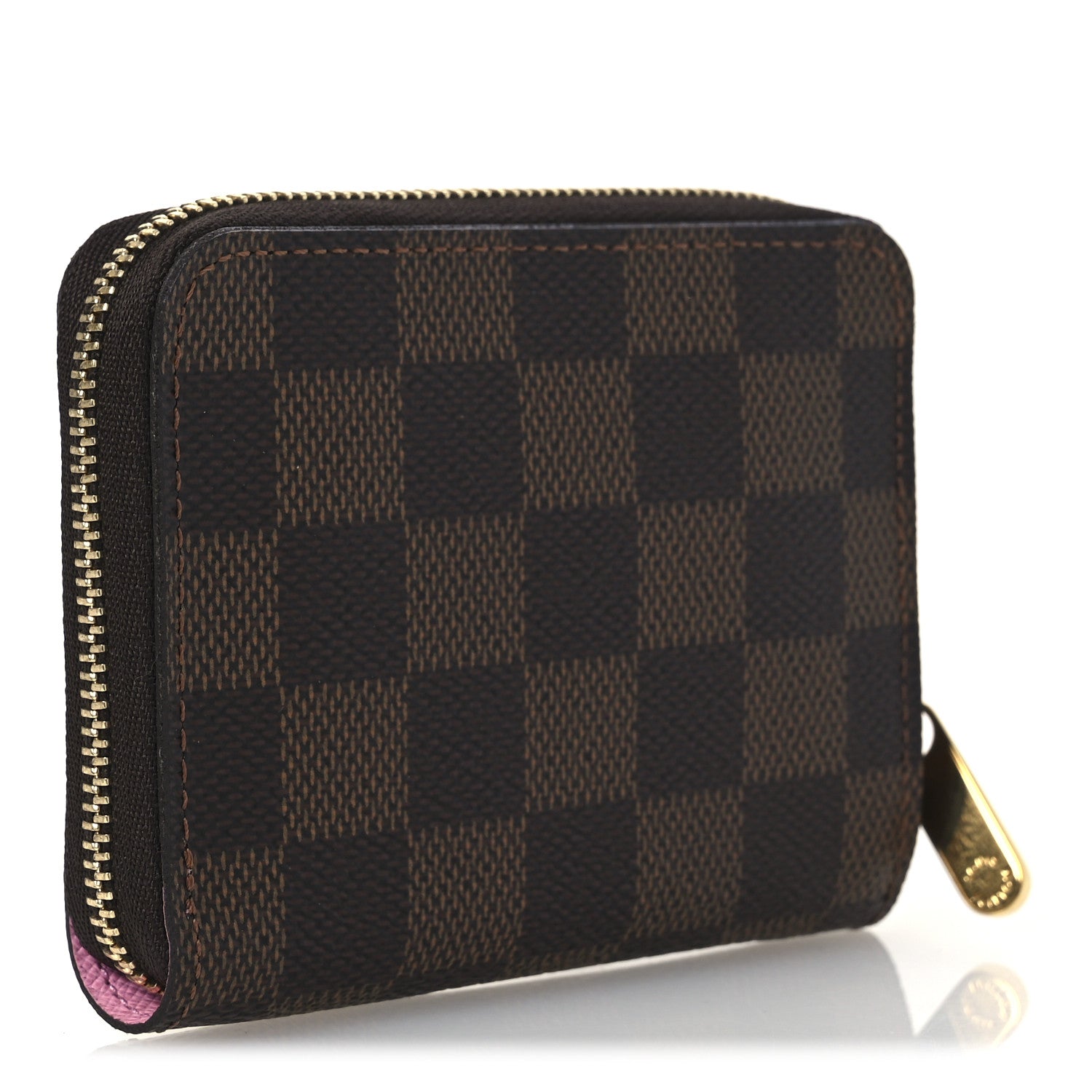 Louis Vuitton Damier Ebene 2022 Christmas Animation Paris Zippy Coin Purse Pink 3 of 6