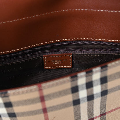 Burberry Haymarket Check Crossbody Bag Brown 8 of 10