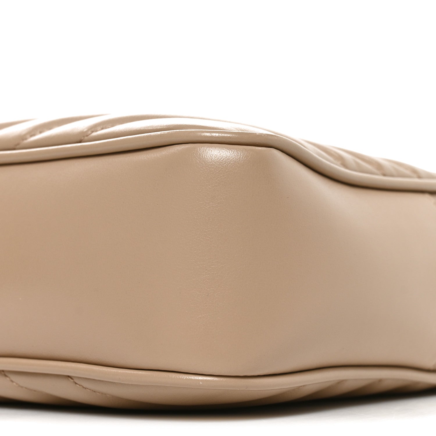 Saint Laurent Calfskin Matelasse Monogram Lou Camera Bag Dark Beige 9 of 10