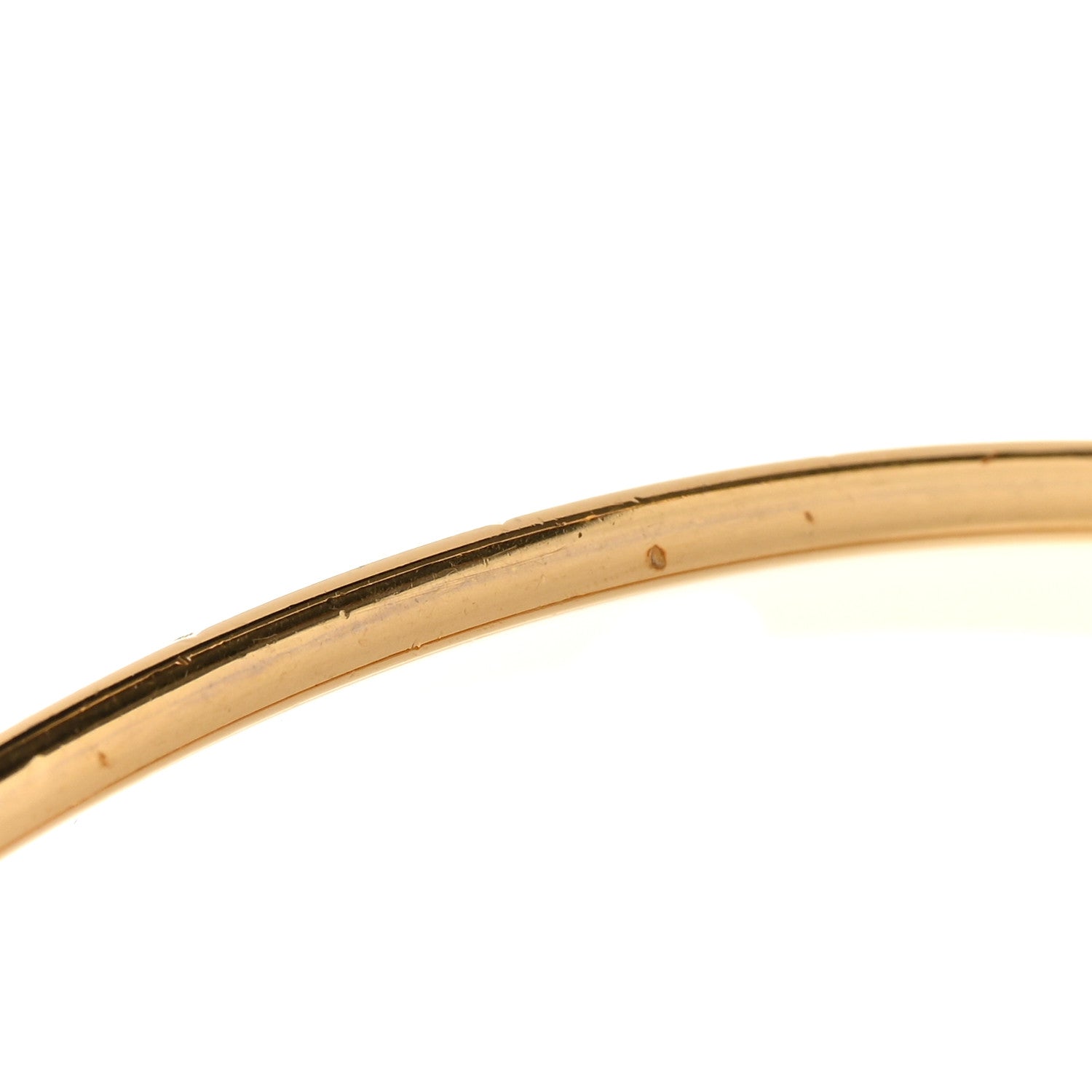 Louis Vuitton Brass Monogram Nanogram Cuff S Gold 6 of 6