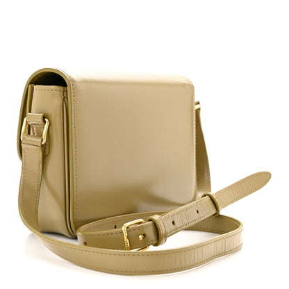 Celine Shiny Calfskin Teen Triomphe Olive 3 of 12