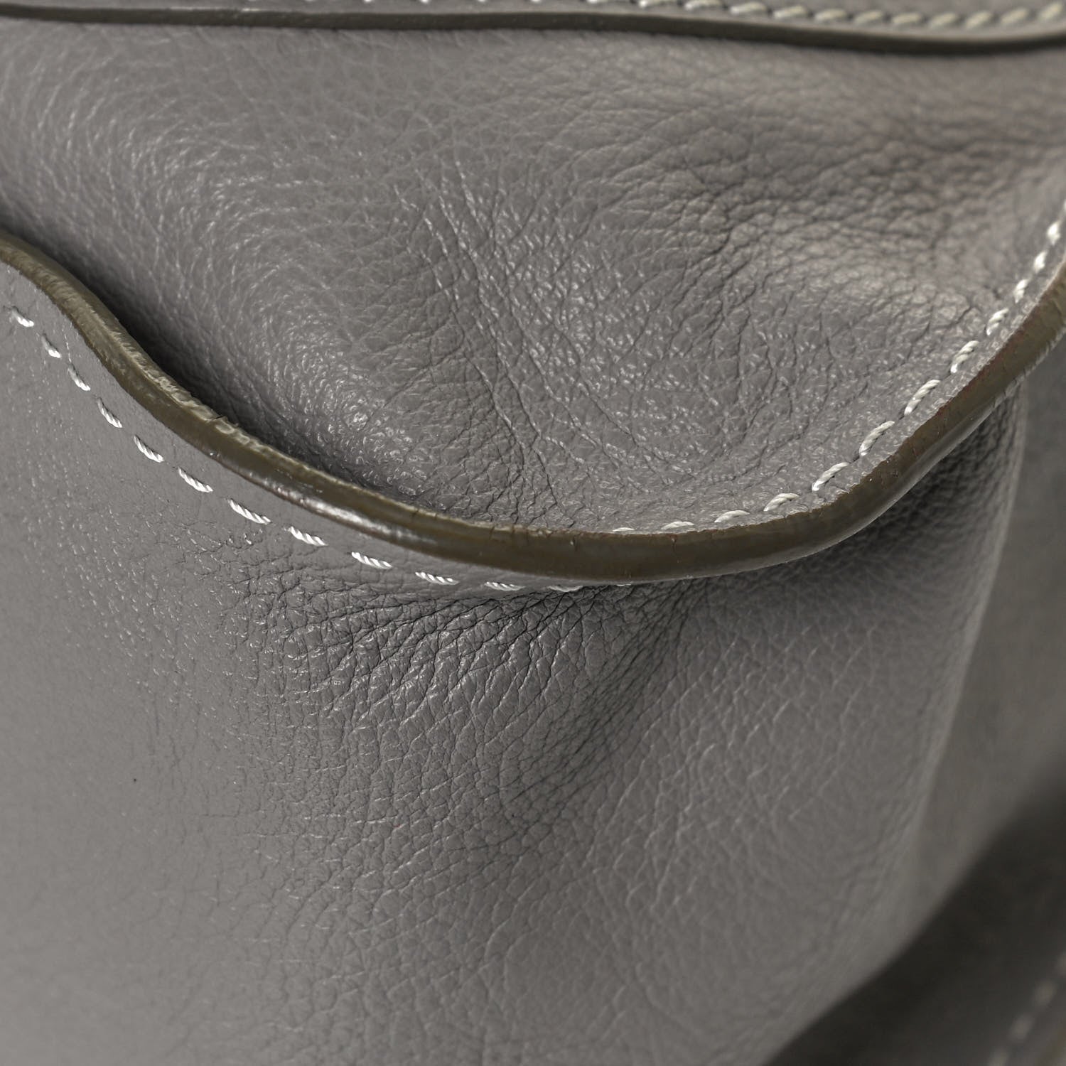 Chloe Calfskin Medium Marcie Satchel Cashmere Grey 11 of 12