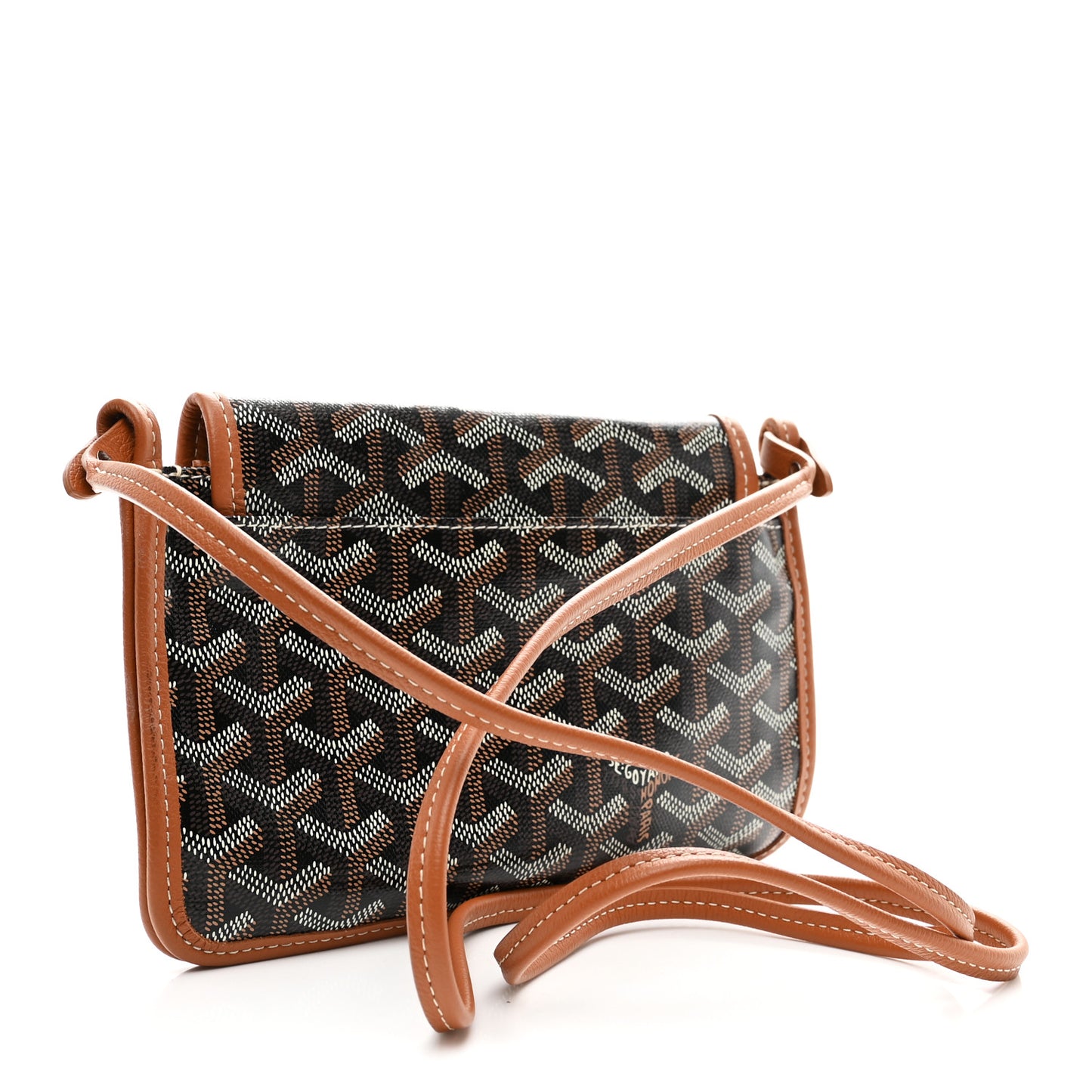 Goyardine Plumet Wallet Clutch Black Gold