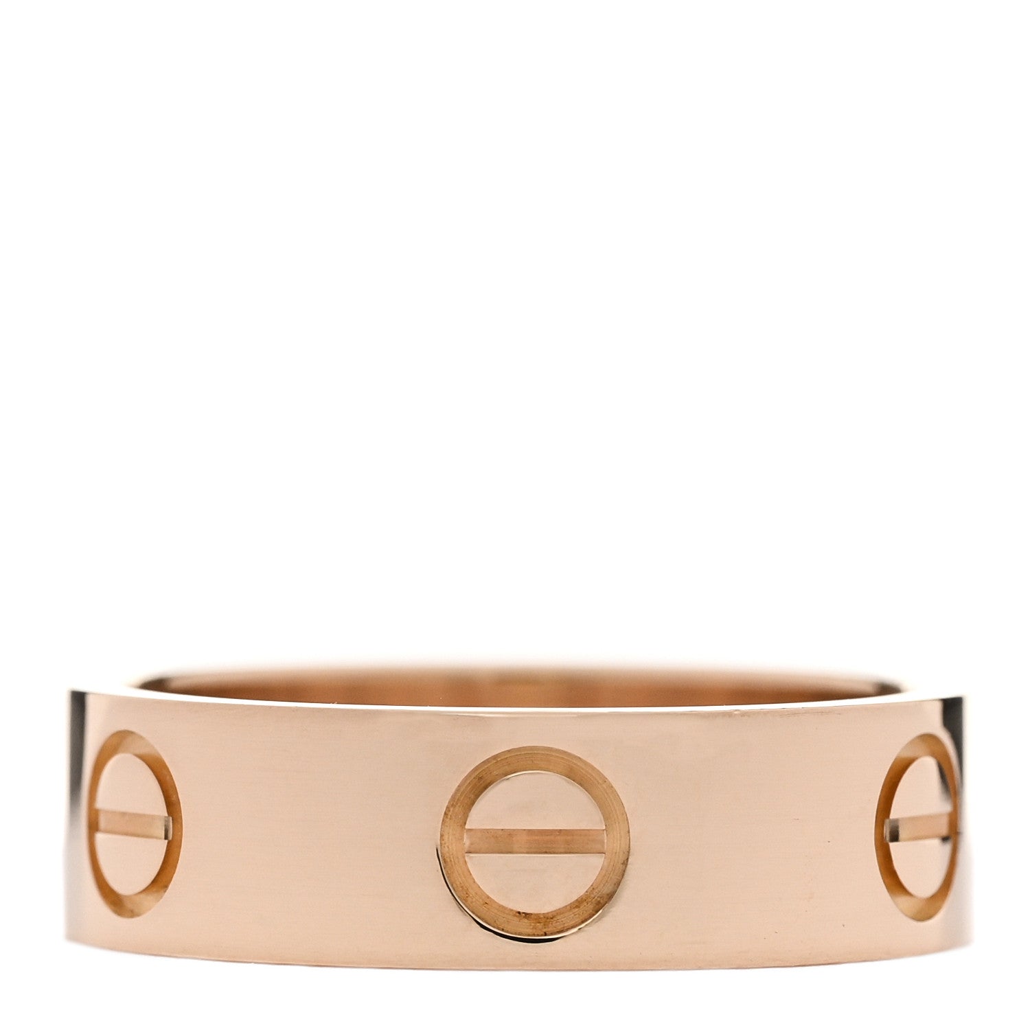 Cartier 18K Yellow Gold 5.5mm LOVE Ring 53 6.5 1 of 4