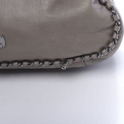 Chanel Lambskin Chain Hobo Grey 11 of 17
