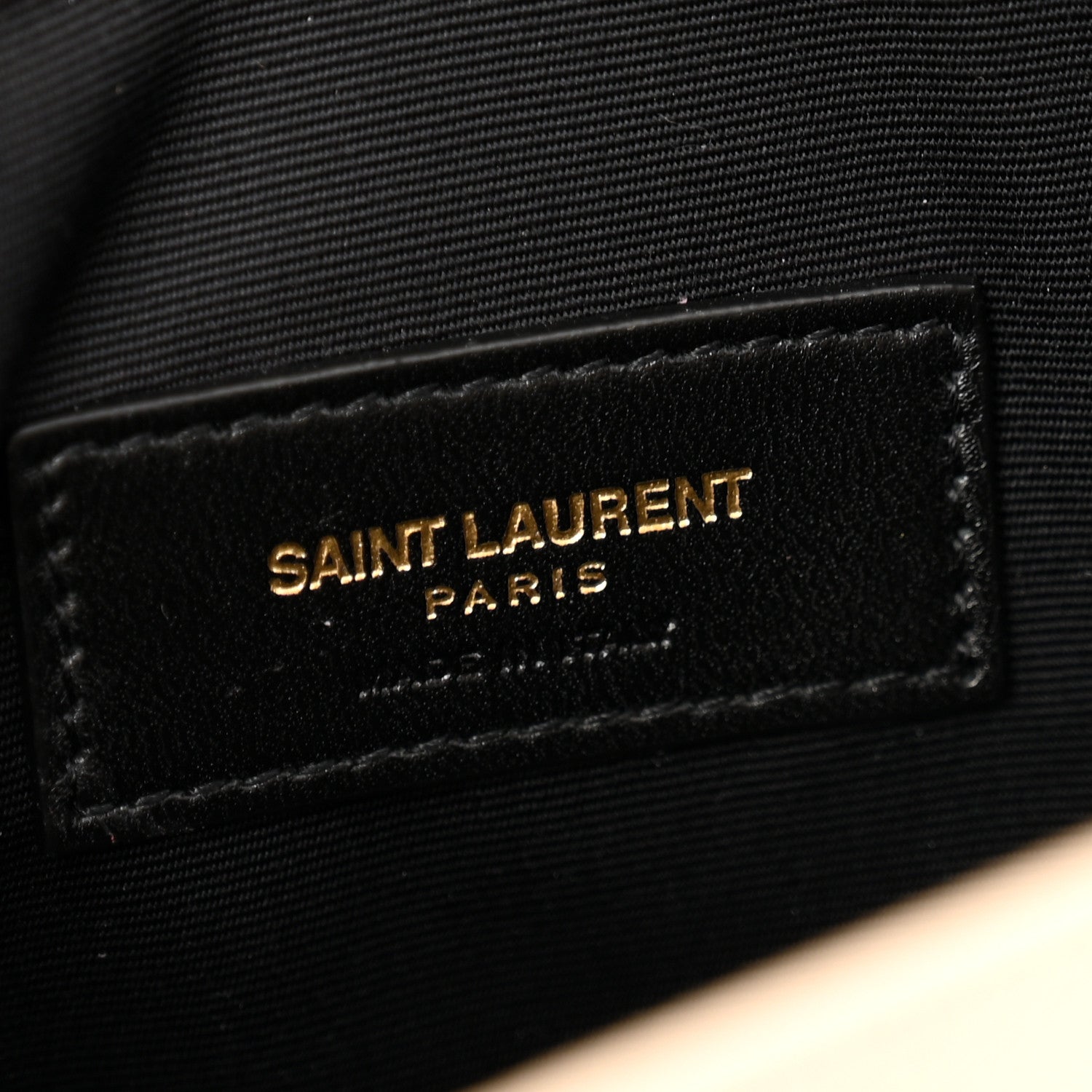 Saint Laurent Grain De Poudre Uptown Pouch Dark Beige 6 of 10