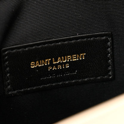 Saint Laurent Grain De Poudre Uptown Pouch Dark Beige 6 of 10