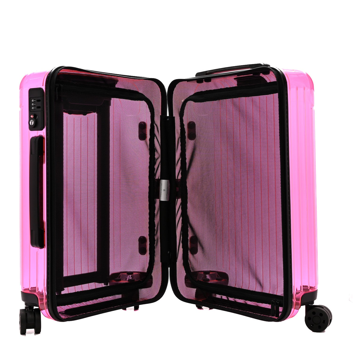 Rimowa Transparent Polycarbonate Essential Cabin Neon Pink 1825544