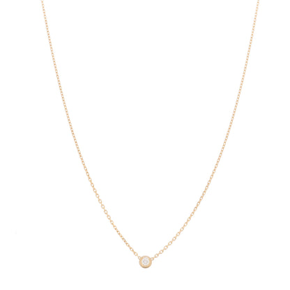 Cartier 18K Yellow Gold Diamond XS D'Amour Pendant Necklace 1 of 6