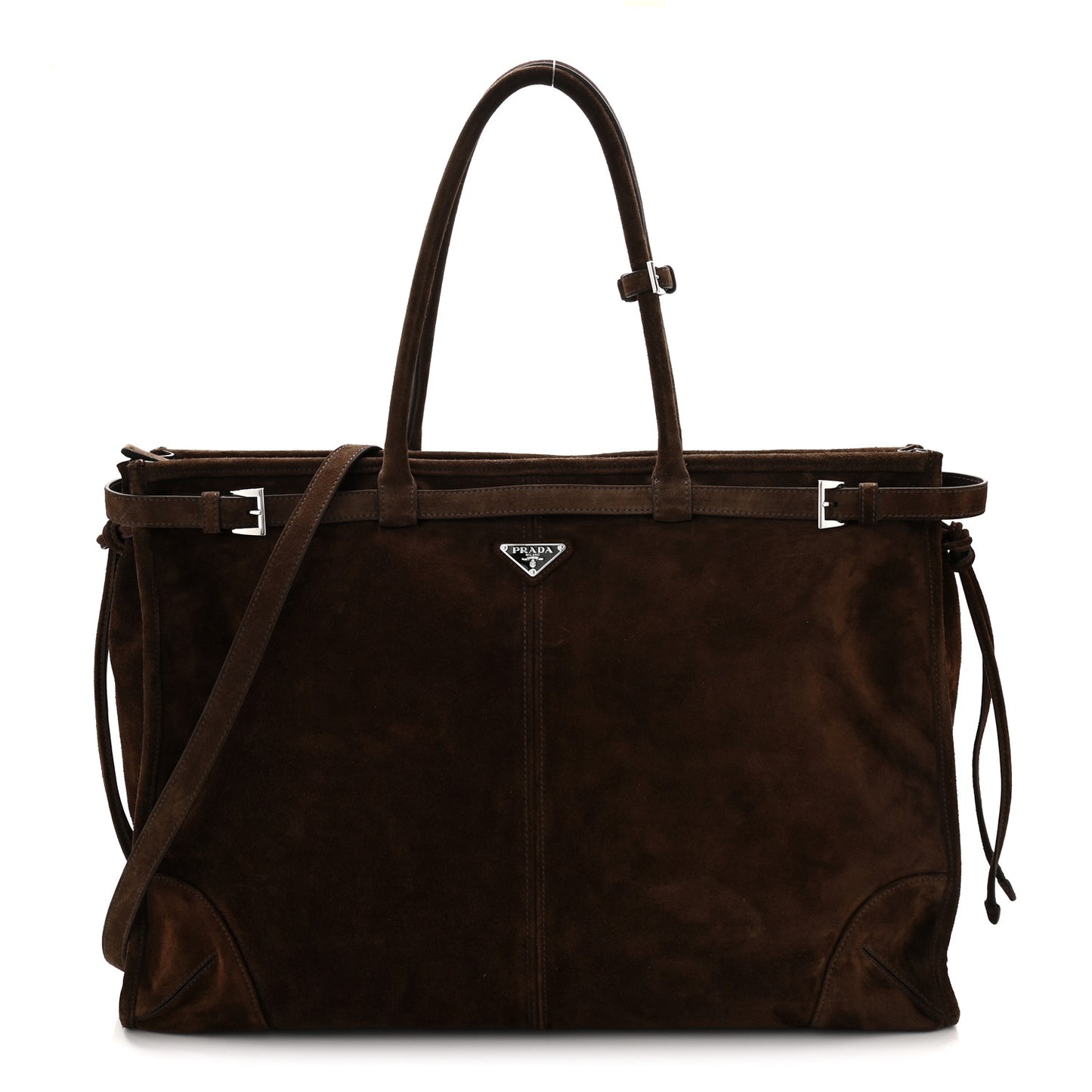 Suede Bonnie Tote Cocoa Brown