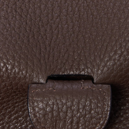 Hermes Taurillon Clemence Evelyne PM Chocolate 8 of 8