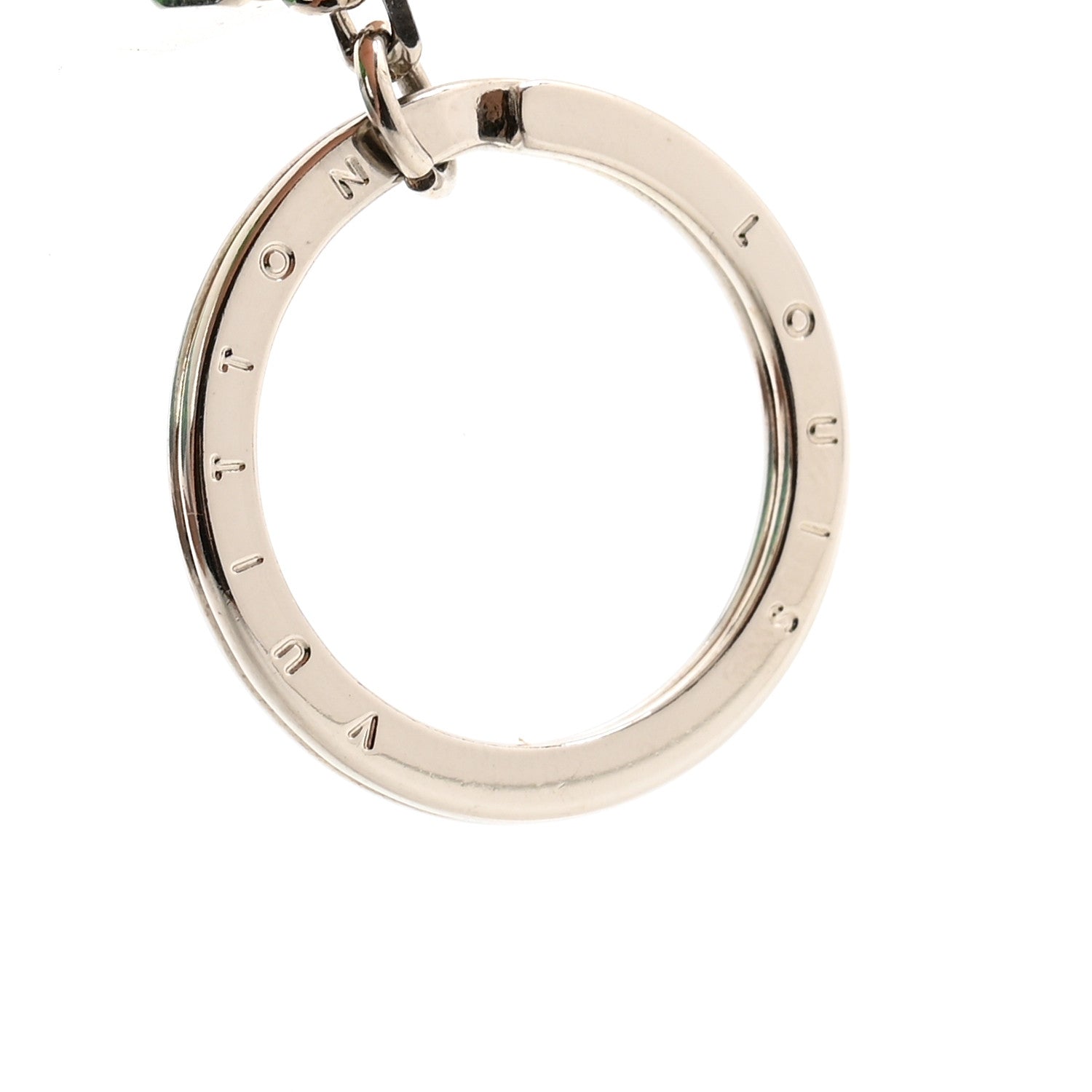 Louis Vuitton Taurillon Illusion Mini Keepall Earphones Pouch Bleu Vert 4 of 6