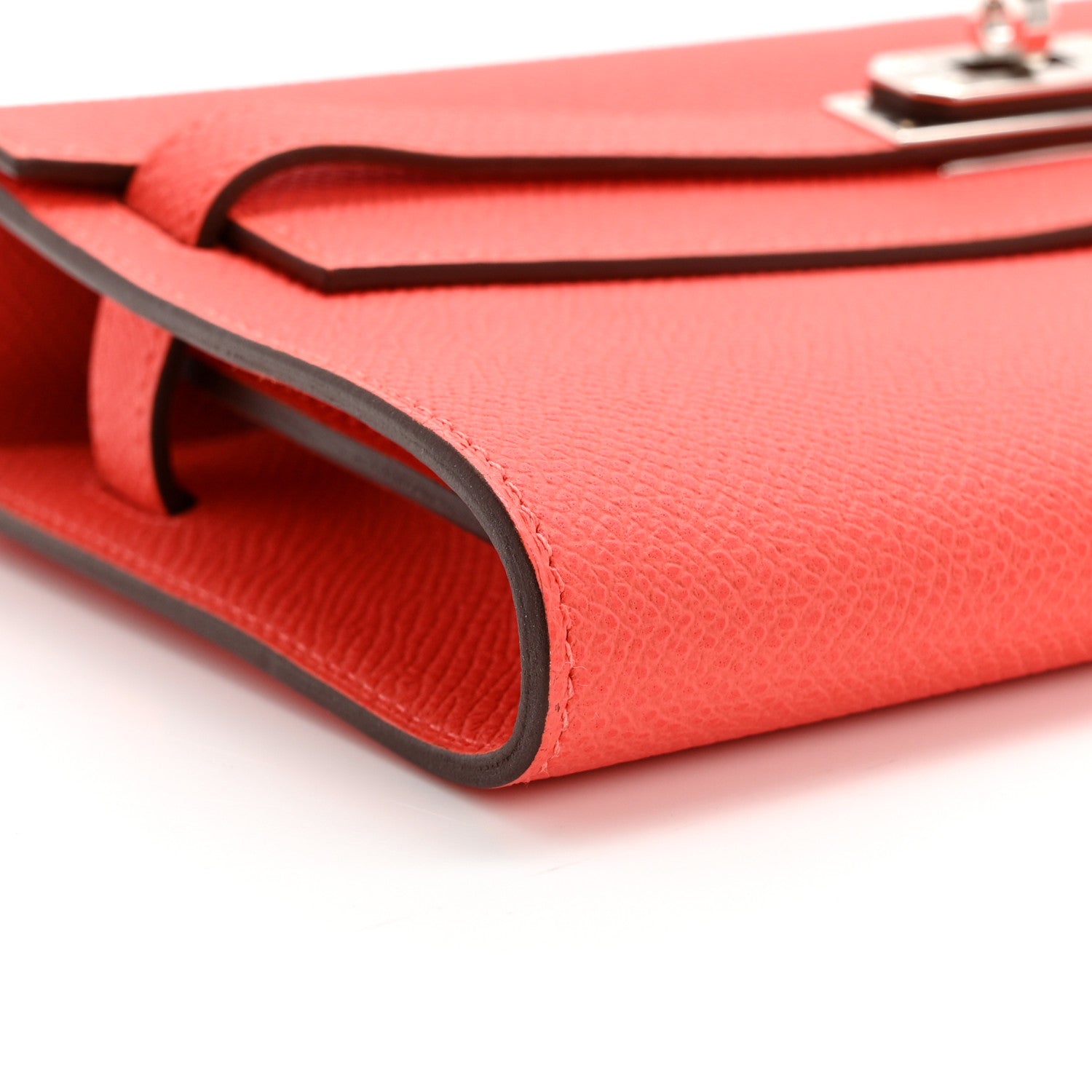 Hermes Epsom Kelly Wallet To Go Orange Field 9 of 11