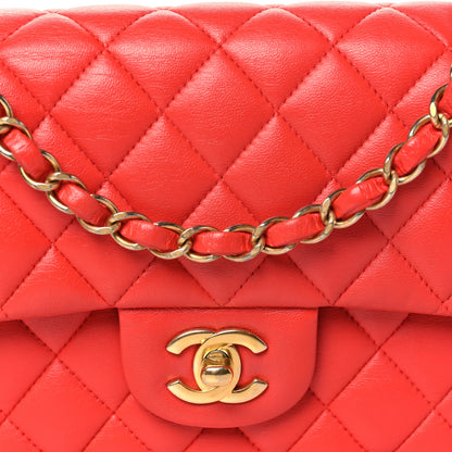Chanel Lambskin Quilted Small Double Flap Red 7 of 11