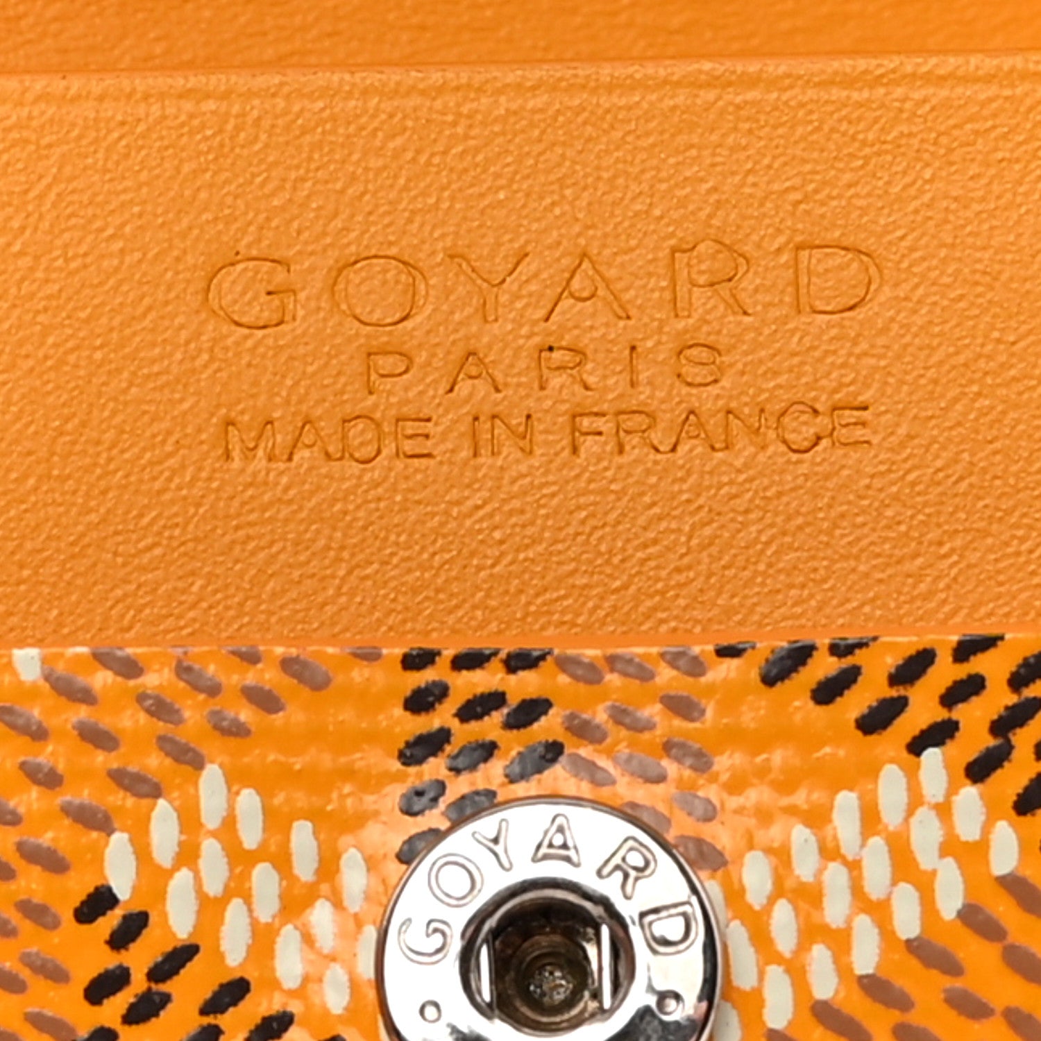 Goyard Goyardine Marigny Coin Purse Wallet Yellow 6 of 10