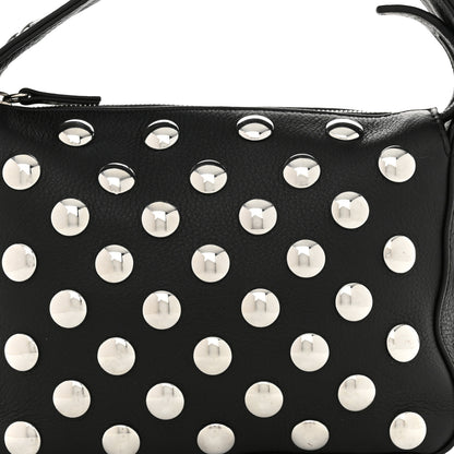 Khaite Pebbled Sport Calfskin Studded Small Elena Black 7 of 9