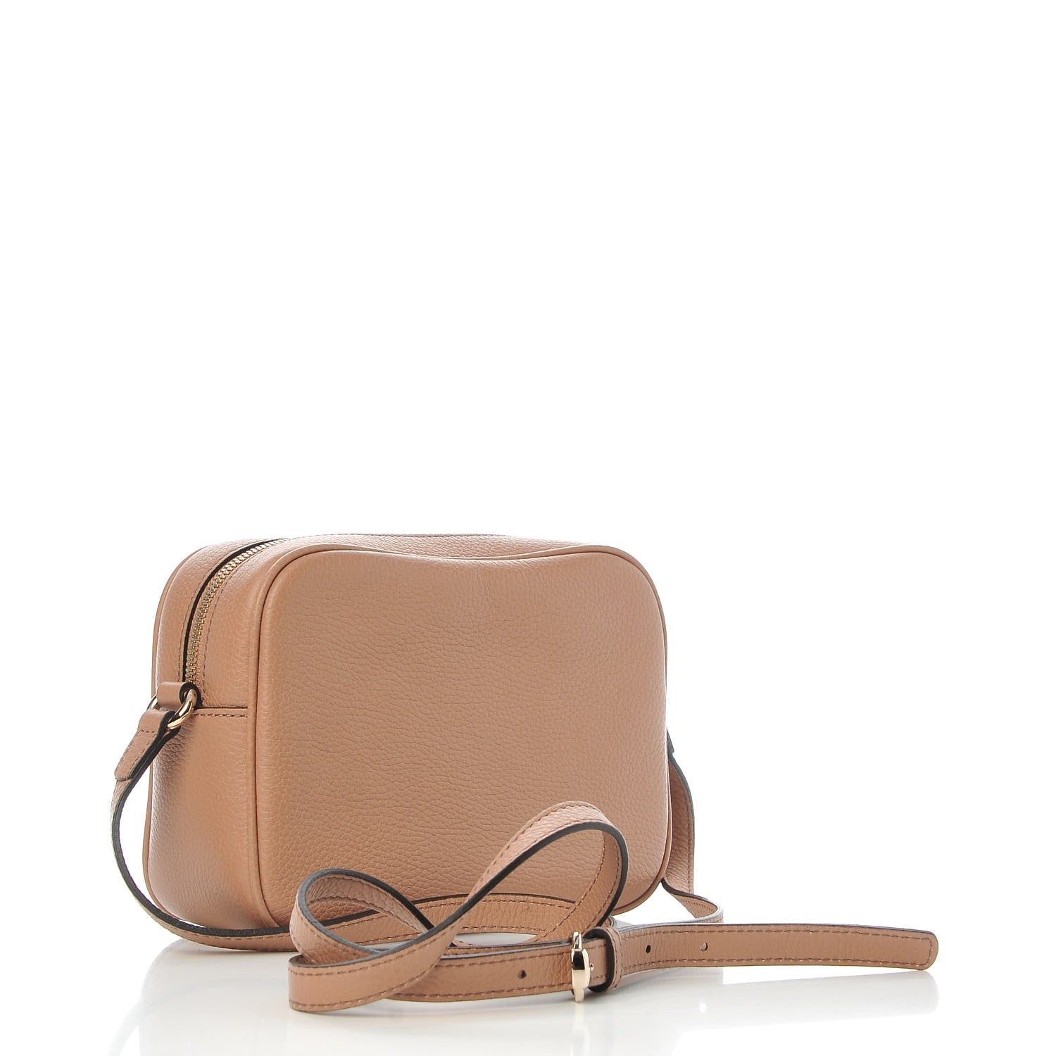 Gucci Pebbled Calfskin Small Soho Disco Bag Camelia 3 of 7